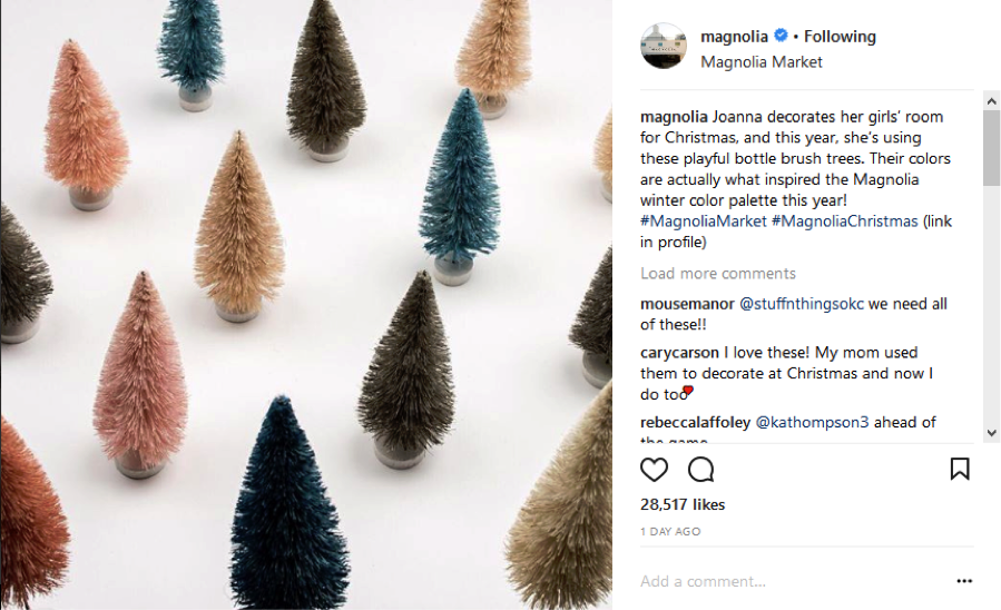 Magnolia Instagram Post
